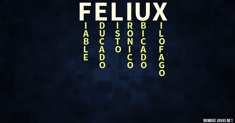 Acróstico feliux