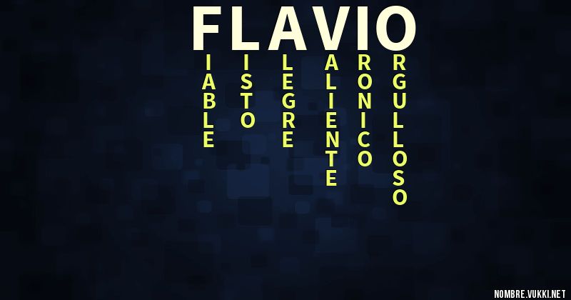 Acróstico flavio