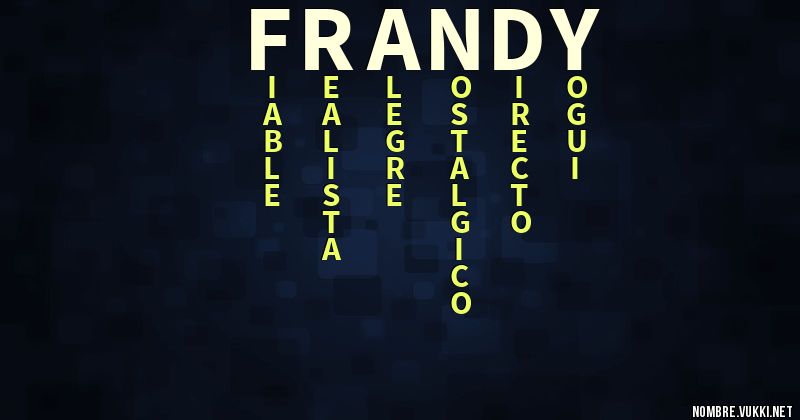 Acróstico frandy