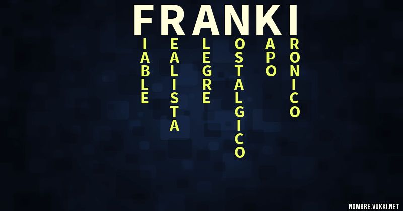 Acróstico franki