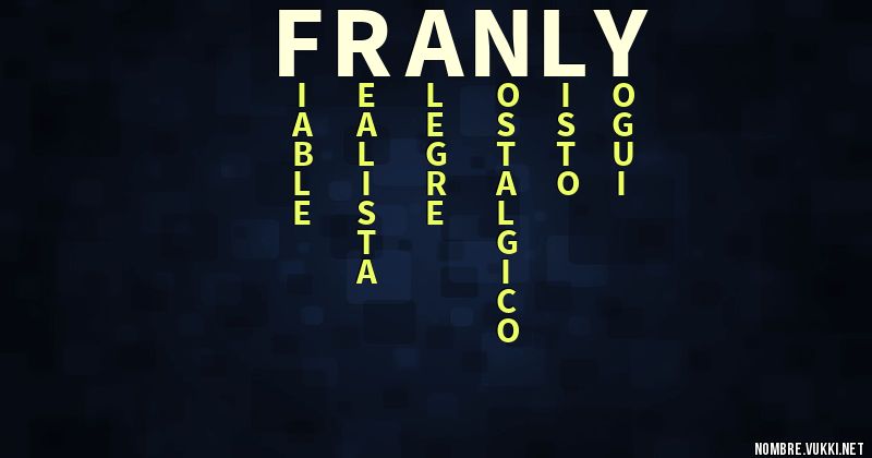 Acróstico franly