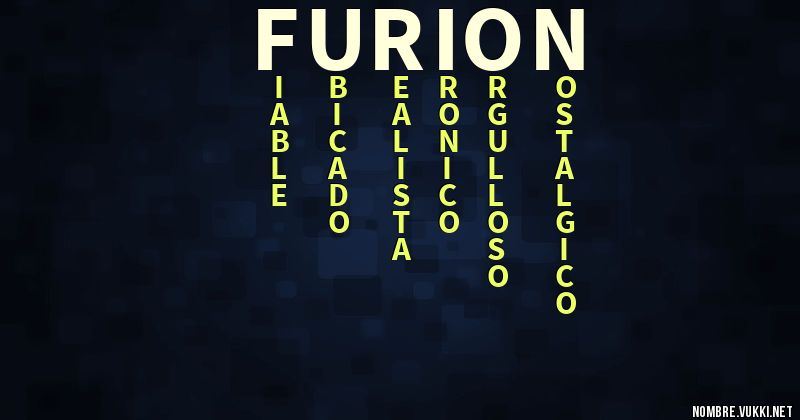 Acróstico furion