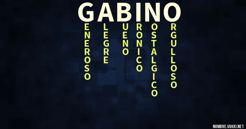 Acróstico gabino