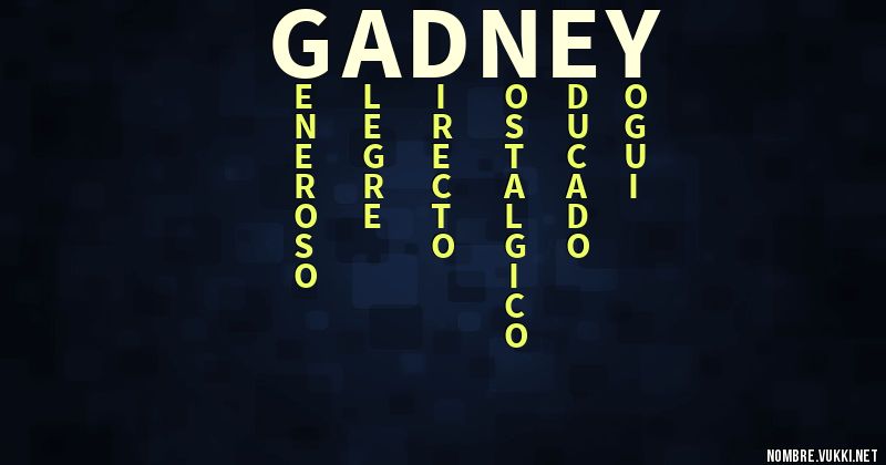 Acróstico gadney