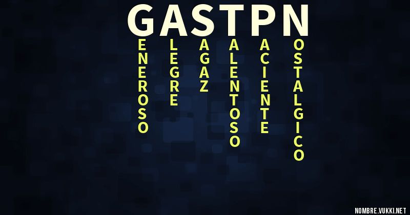 Acróstico gastpn