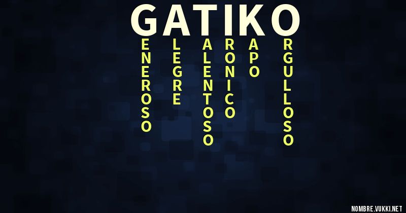 Acróstico gatiko