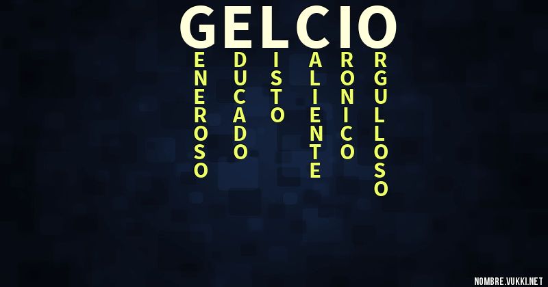 Acróstico gelcio