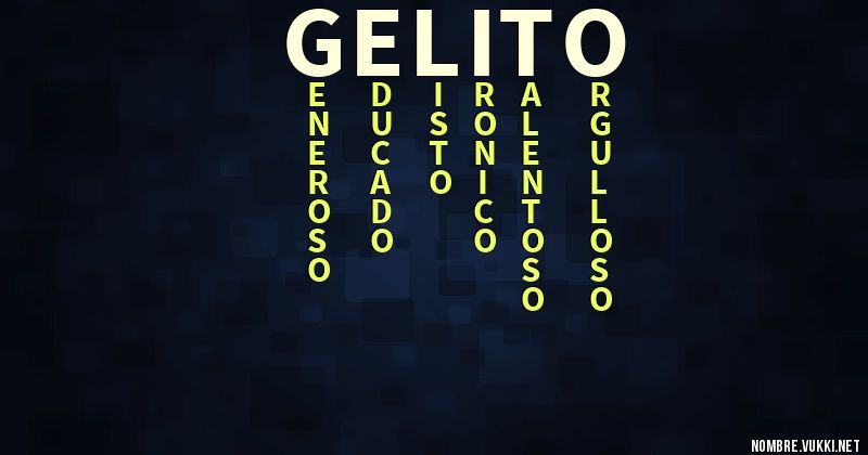 Acróstico gelito