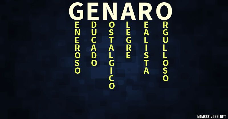 Acróstico genaro