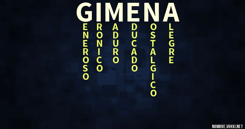 Acróstico gimena