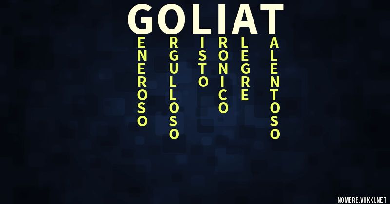Acróstico goliat