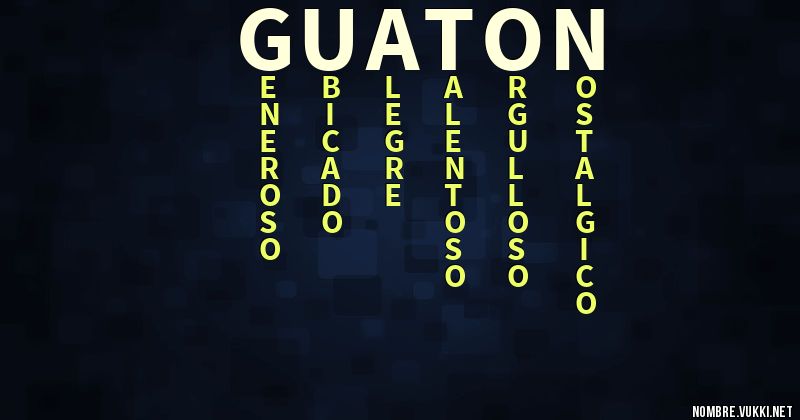 Acróstico guaton