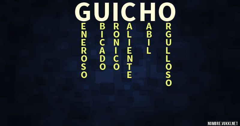 Acróstico guicho