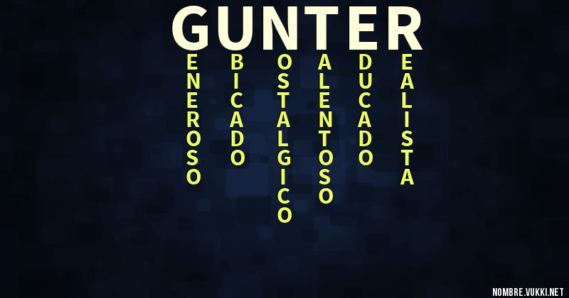 Acróstico gunter