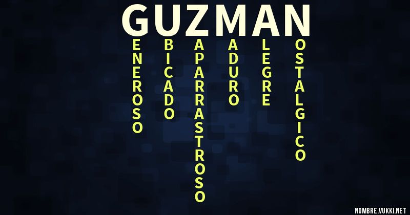 Acróstico guzmán