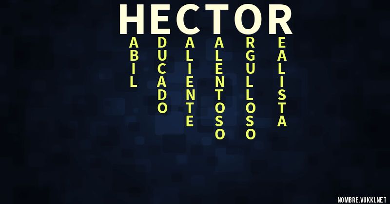 Acróstico hector