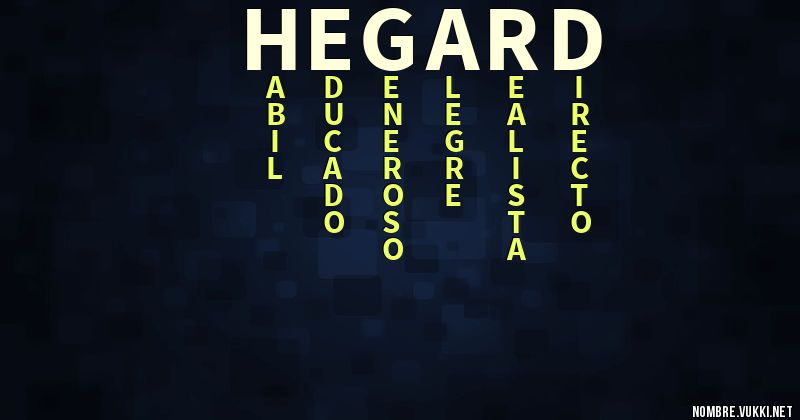 Acróstico hegard