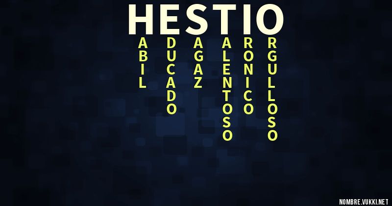 Acróstico hestio