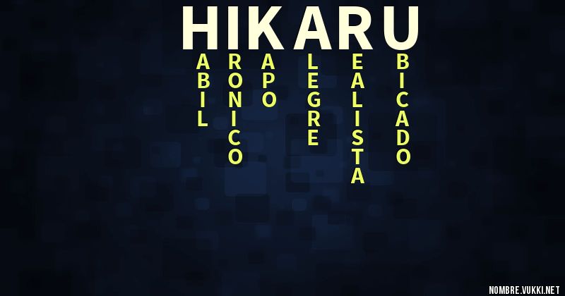 Acróstico hikaru