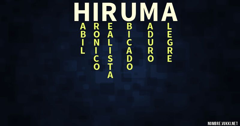 Acróstico hiruma