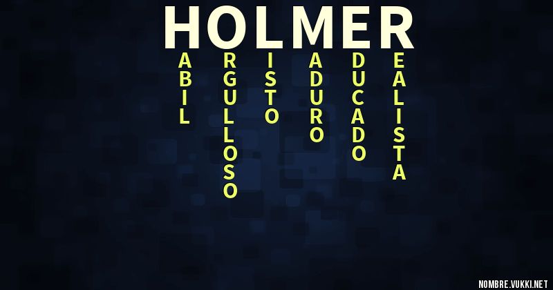 Acróstico holmer