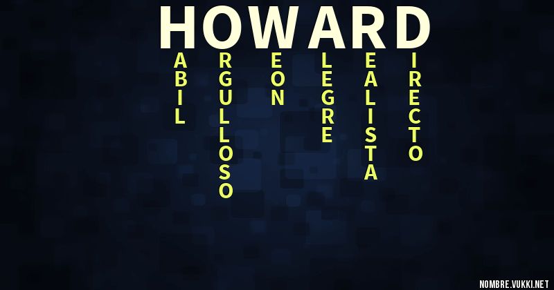 Acróstico howard