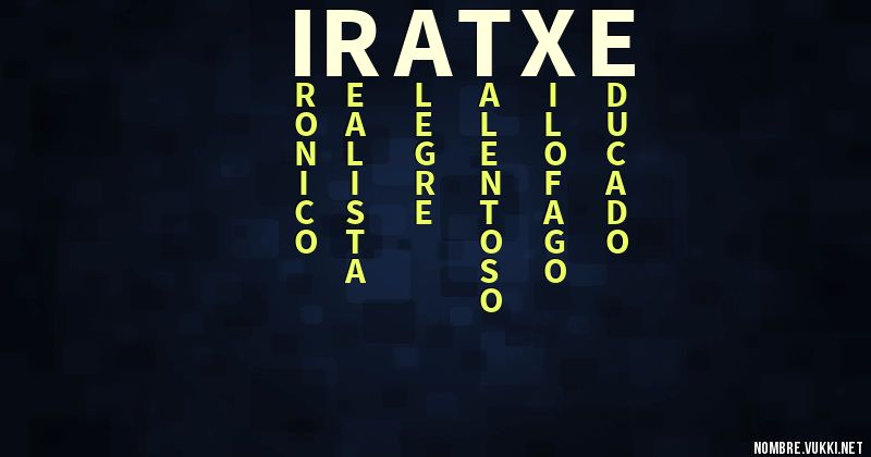 Acróstico iratxe