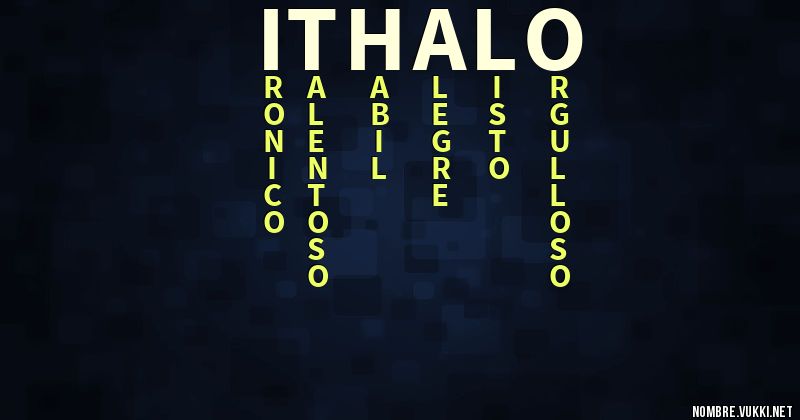 Acróstico ithalo