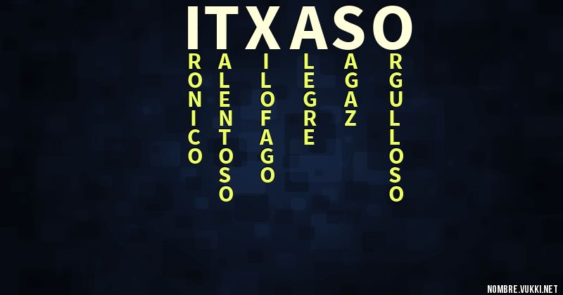 Acróstico itxaso