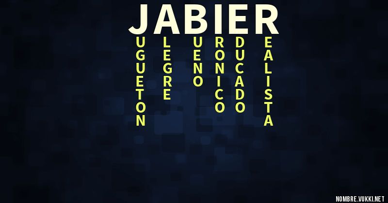 Acróstico jabier