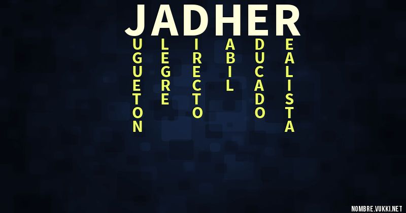 Acróstico jadher