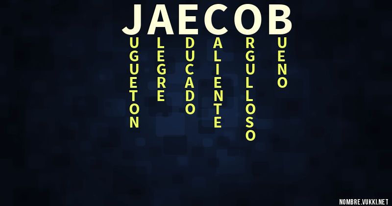 Acróstico jaecob