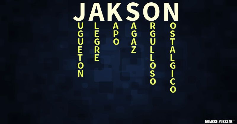 Acróstico jakson