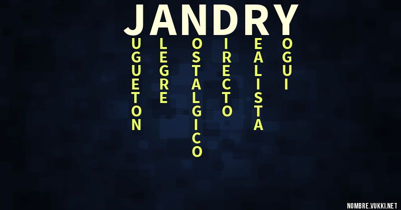 Acróstico jandry