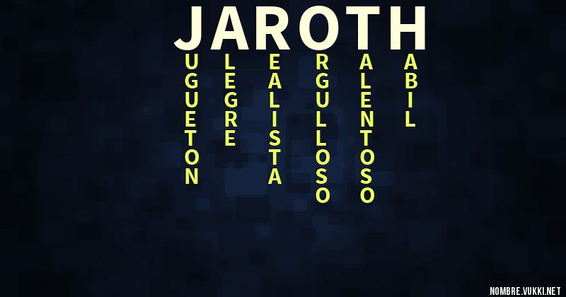 Acróstico jaroth