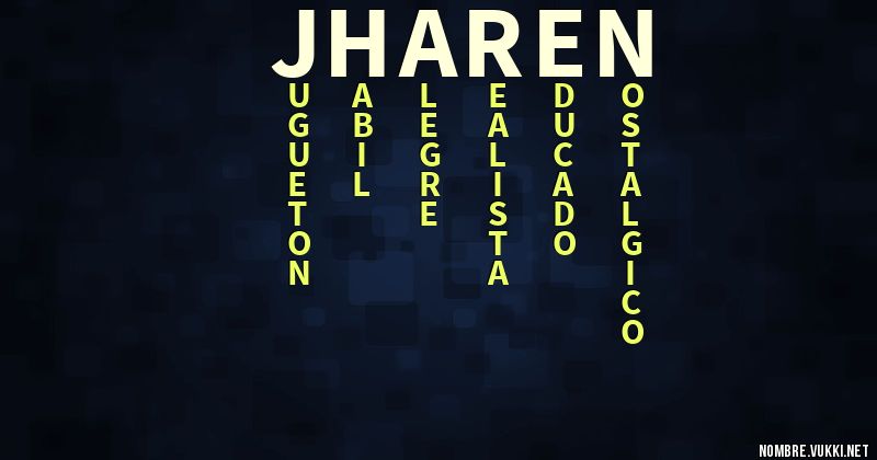 Acróstico jharen