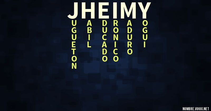 Acróstico jheimy
