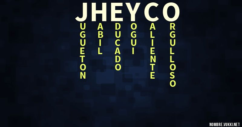 Acróstico jheyco