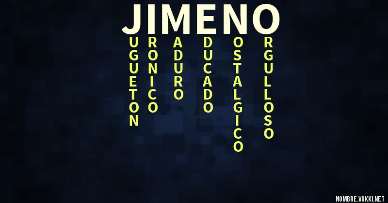 Acróstico jimeno