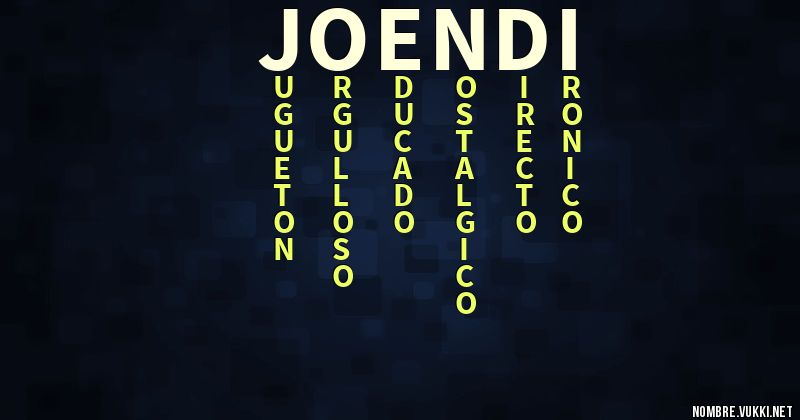 Acróstico joendi