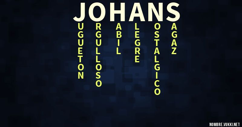 Acróstico johans