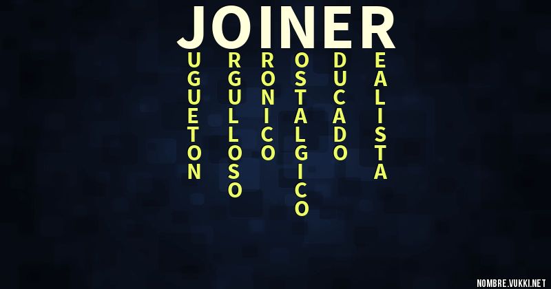 Acróstico joiner