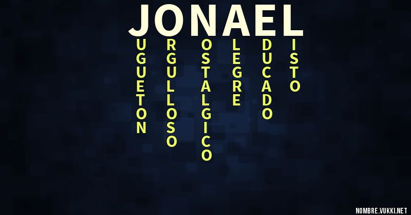 Acróstico jonael