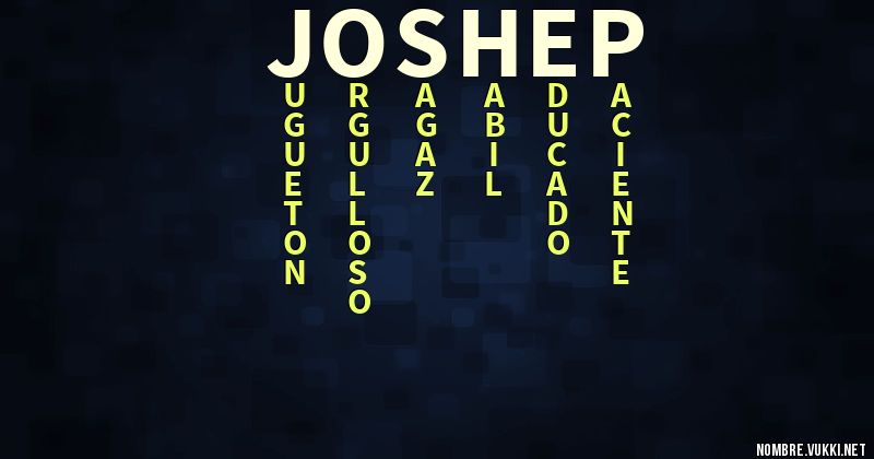 Acróstico joshep