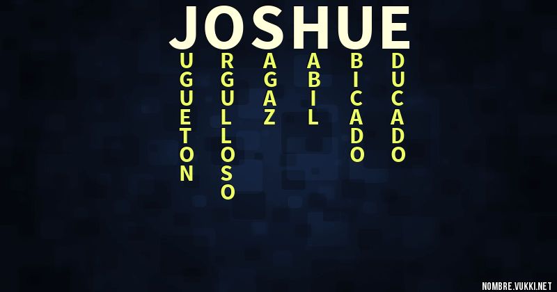 Acróstico joshue