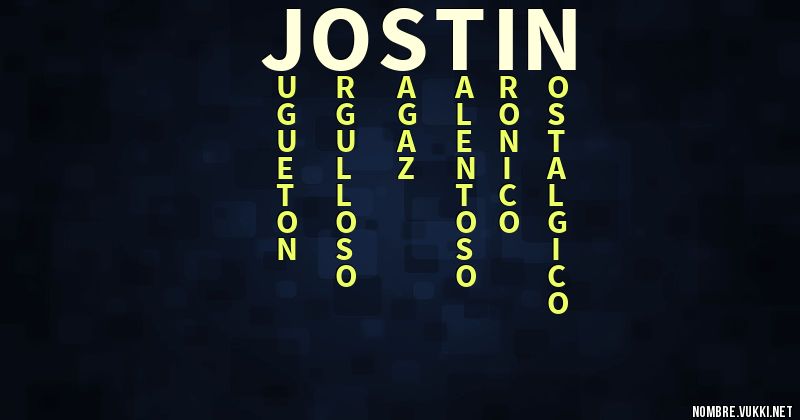 Acróstico jostin