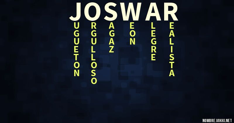 Acróstico joswar