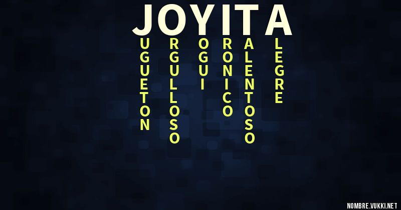 Acróstico joyita