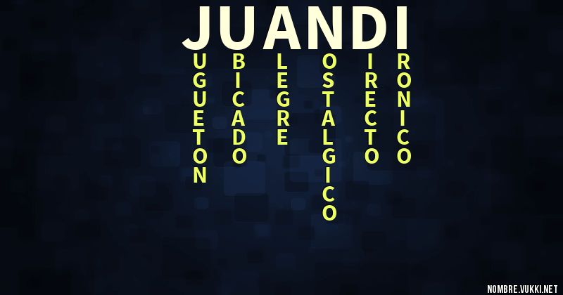 Acróstico juandi