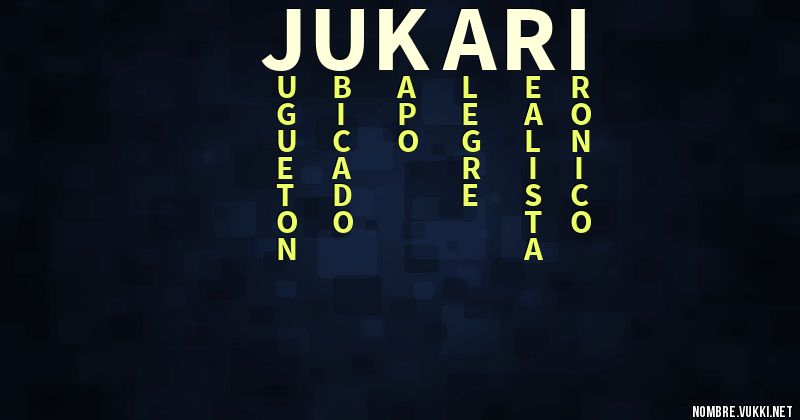 Acróstico jukari